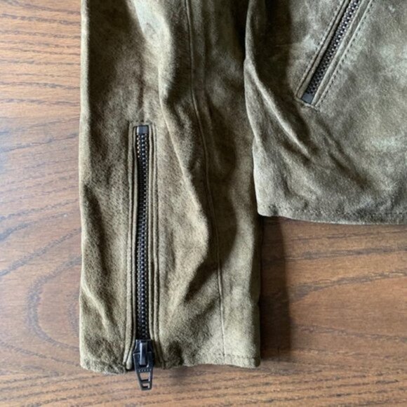 BLANK NYC Denim No Limit Suede Moto Jacket Size XXL - Picture 4 of 5